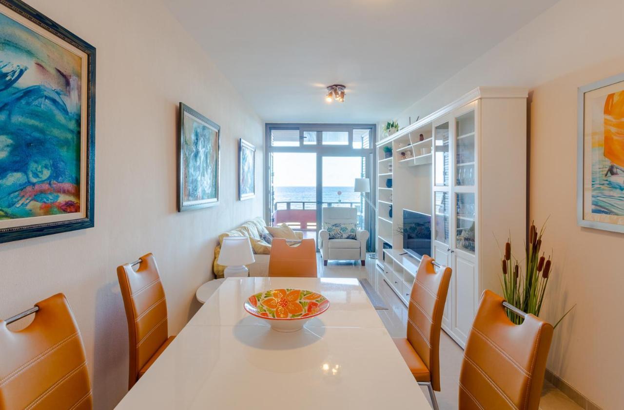Front Line Beach With Fantastic Terrace. Telde Exteriör bild