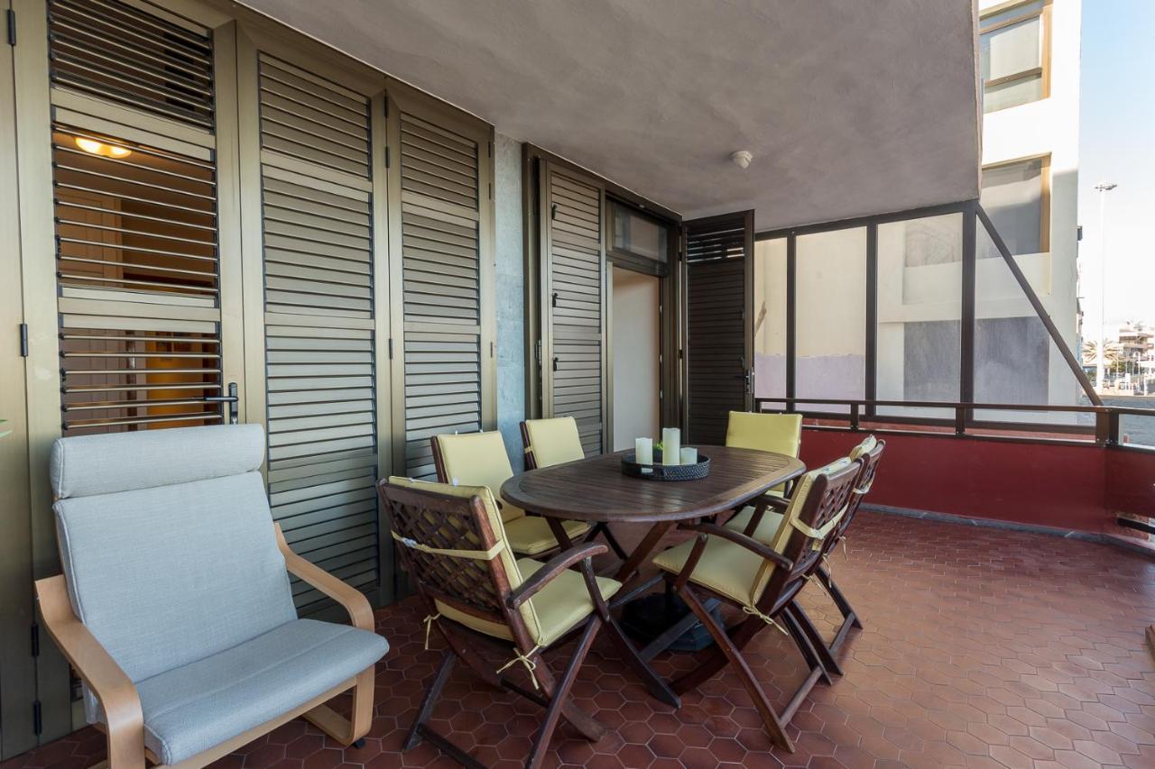 Front Line Beach With Fantastic Terrace. Telde Exteriör bild