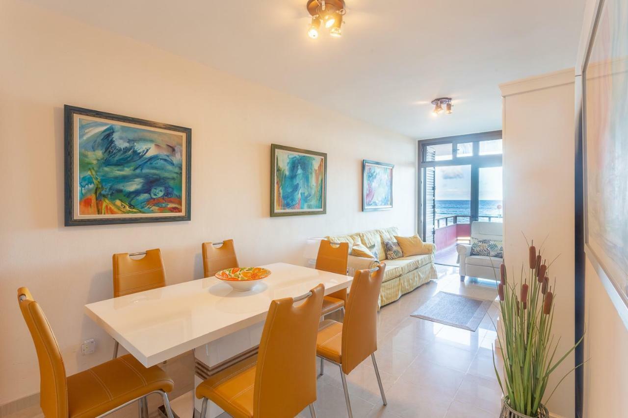 Front Line Beach With Fantastic Terrace. Telde Exteriör bild